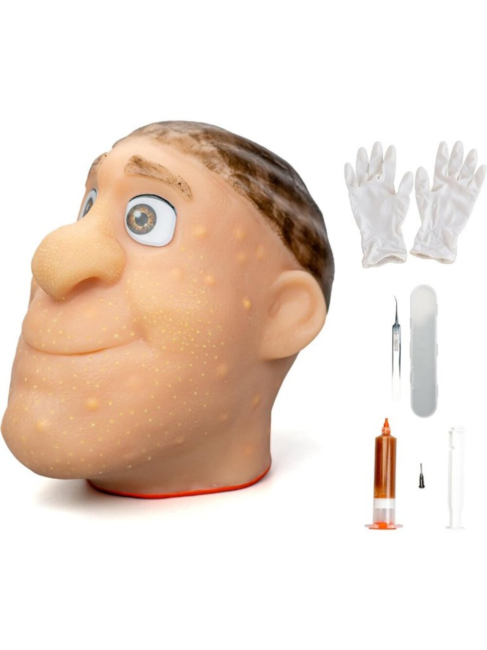 2026 Refillable Pimple Popping Toy - Big Head Stress Relief Fidget Toy, Fun Gag